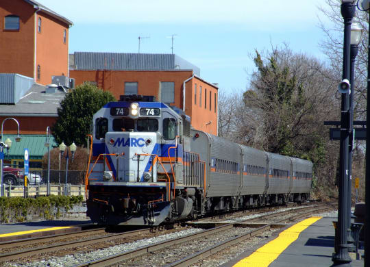 Train at Elme Watkins Mill, Gaithersburg