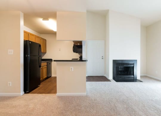 Carpeted Living Area at Elme Leesburg, Leesburg, 20176