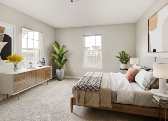 Elme Herndon Bedroom  at Elme Herndon, Herndon, VA, 20171