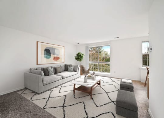 Living Room at Elme Watkins Mill, Gaithersburg, 20879