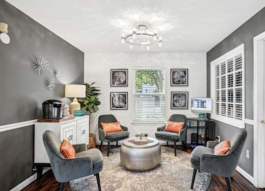 Sitting area at Elme Leesburg, Virginia, 20176