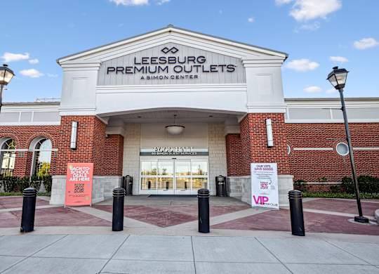 The Leesburg Premium Outlets is a shopping center with a variety of stores.