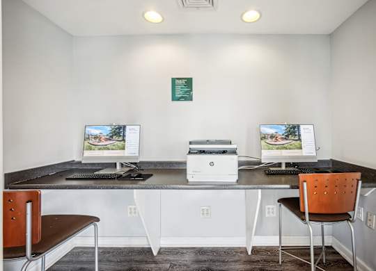 Business center at Elme Watkins Mill, Gaithersburg