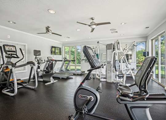Fitness center at Elme Watkins Mill, Gaithersburg