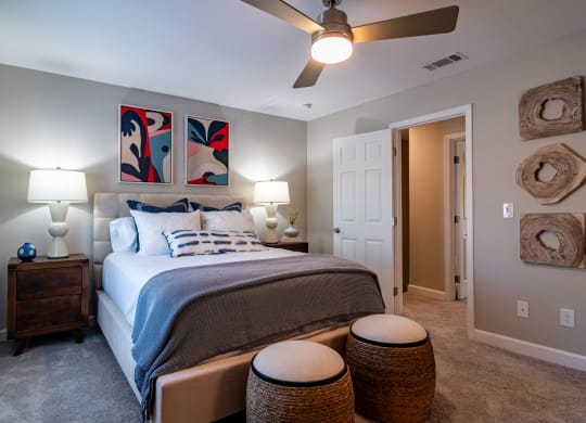 Secondary bedroom at Elme Sandy Springs Apartments, Atlanta, GA, 30350