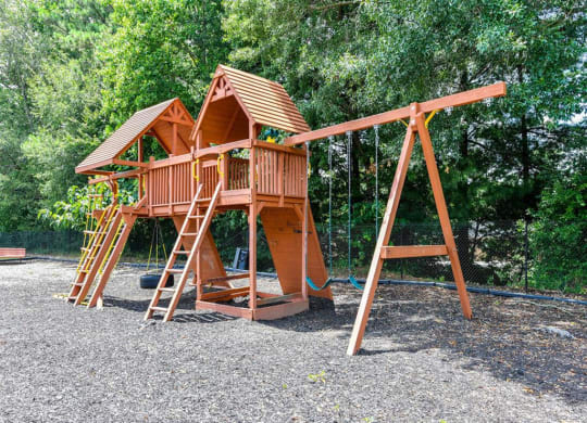 Playground for kids at Elme Sandy Springs Apartments, Atlanta, GA