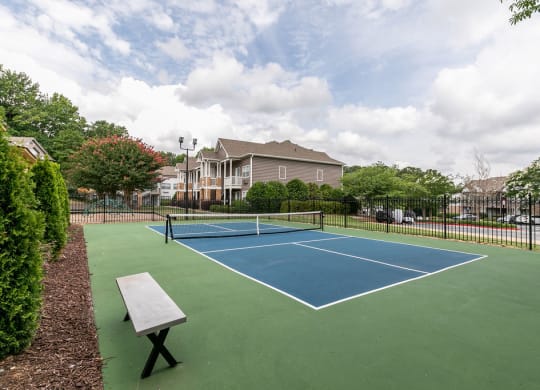 Tennis Court at Elme Marietta Apartments, Marietta, GA