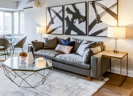 Living Room at The Kenmore, Washington