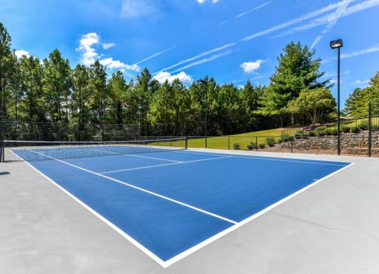 Tennis Court at Elme Eagles Landing in Stockbridge, GA