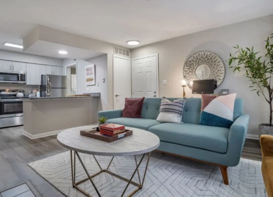 Living Room at Elme Herndon, Herndon, Virginia