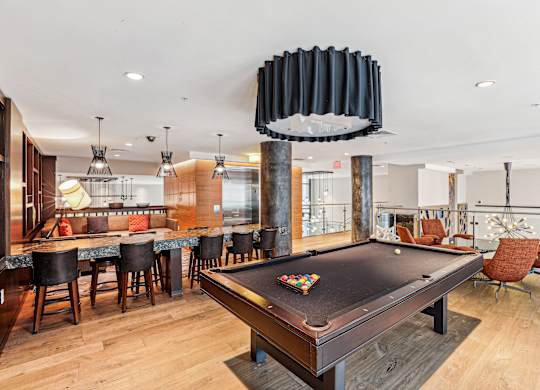 Lounge at The Maxwell Apartments, Arlington