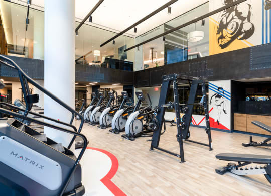 Gym at Trove Apartments, Arlington