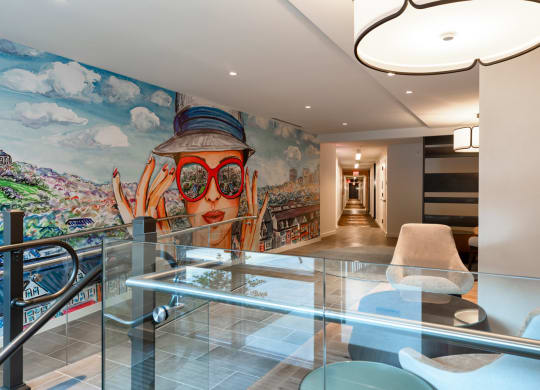 Mural at Trove Apartments, Virginia, 22204