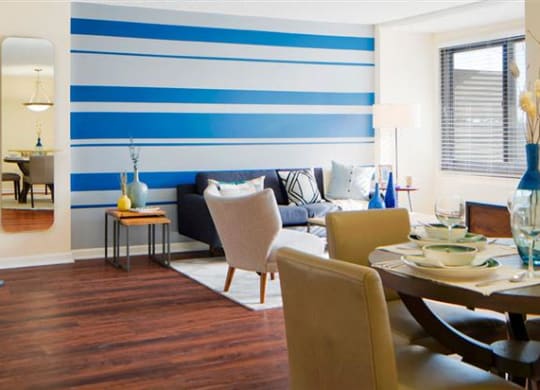 Living and diningRiverside Apartment