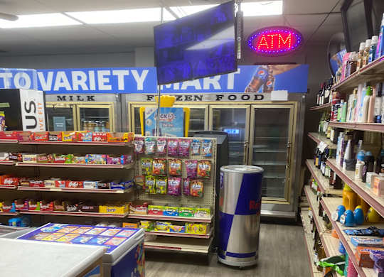 A grocery store with a variety of products on the shelves.