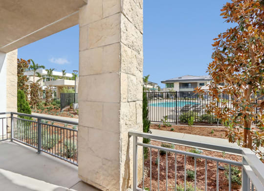 the views of the pool at polo ridge apartments at The Max on Jefferson Apartments, Murrieta, California