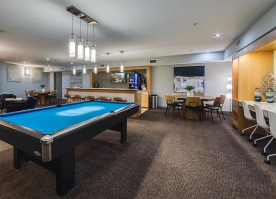 Billiards Table at Renew Five Ninety Five, Des Plaines, IL, 60016