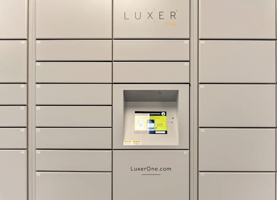 Package delivery service Luxer at Canopy at Baybrook apartments in Charlotte NC