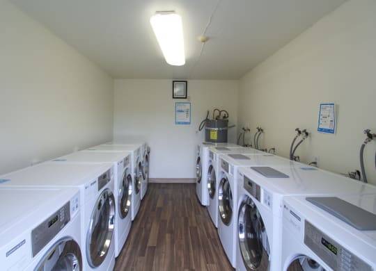 community laundry facilities on site at Foster Creek