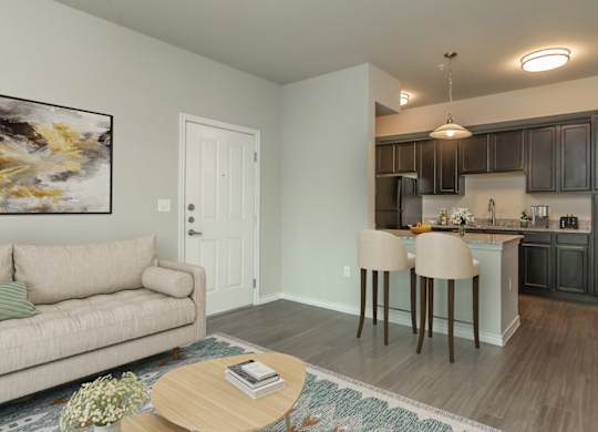 Kitchen with Pendant Lighting
