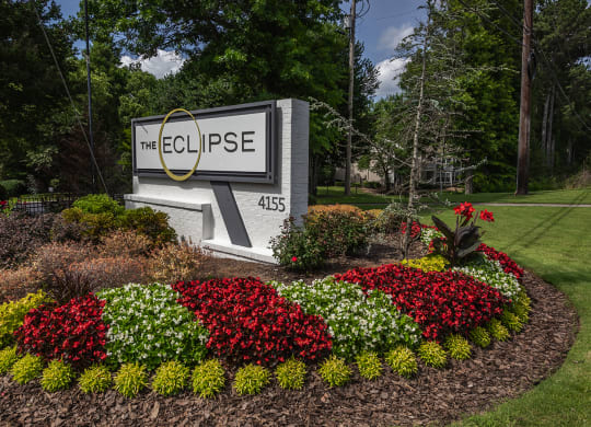 Eclipse Apartments Duluth GA front entrance sign