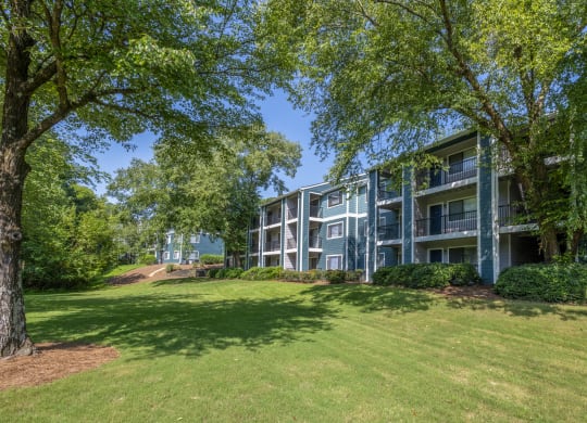 Vinings Apartments with In-Home Washer and Dryer - Wynnwood Vinings - Property Exterior with Private Balconies