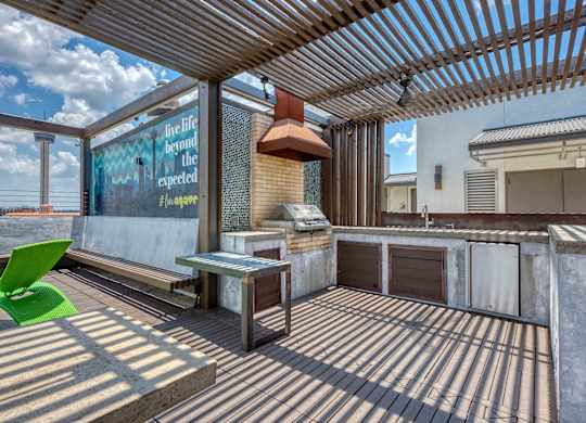 Outdoor Kitchen Area at Agave, Texas
