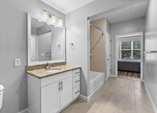 Luxurious Bathroom at Harbor Pointe, Bayonne, New Jersey