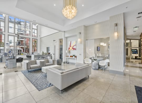 a view of the lobby at Harbor Pointe, Bayonne, 07002