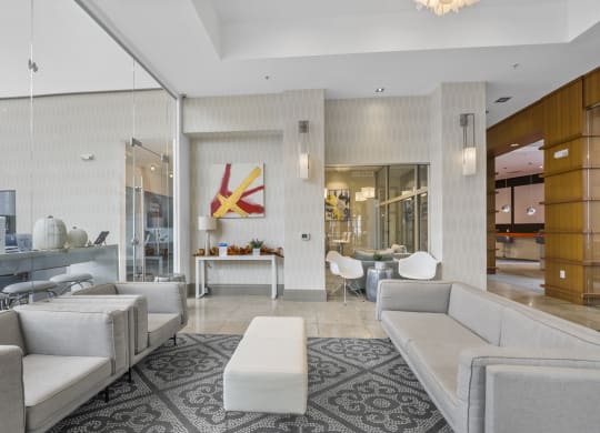 a view of the lobby at Harbor Pointe, Bayonne, 07002