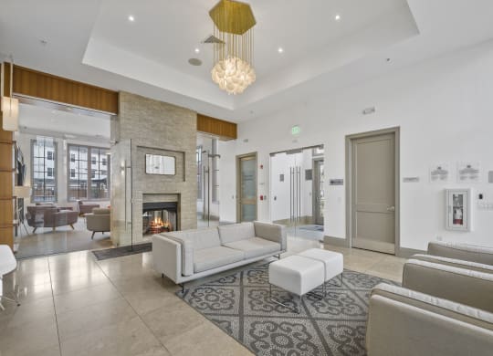 a view of the lobby at Harbor Pointe, Bayonne, 07002