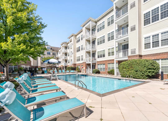 our apartments offer a swimming pool  at The Lena, Raritan