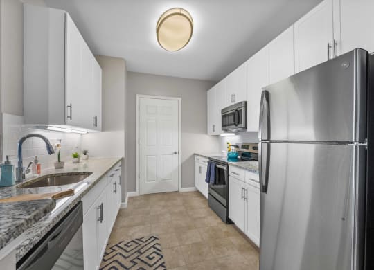 Fully Equipped Kitchen at The Lena, Raritan, New Jersey