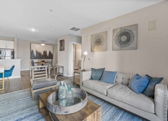 Modern Living Room at The Lena, New Jersey, 08869