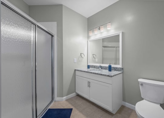 Bathroom With Bathtub at The Lena, Raritan, NJ