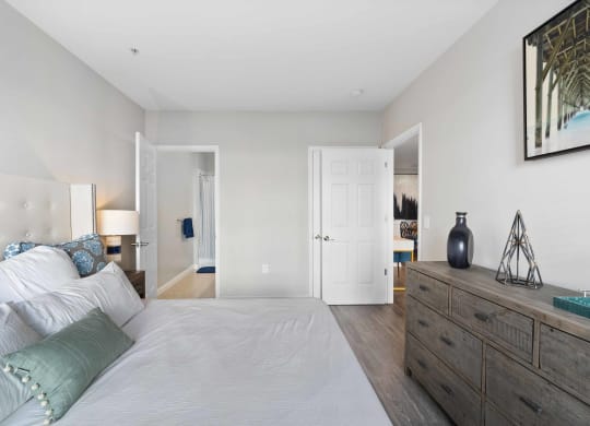 Bedroom With Closet at The Lena, New Jersey, 08869