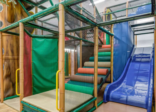 Children's jungle gym at Harbor Pointe, New Jersey, 07002