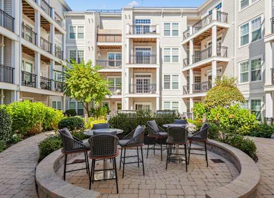 Outdoor Patio at Metro 303, Hempstead, NY, New York 