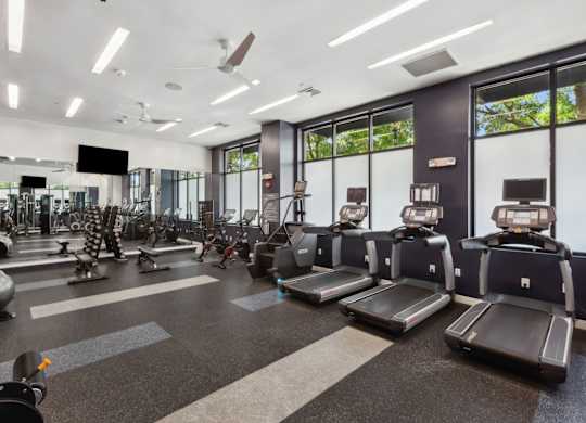Fitness Center With Updated Equipment at Metro 303, Hempstead