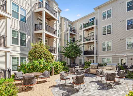 Spacious Patio With Sitting Arrangements with BBQ at Metro 303, New York 