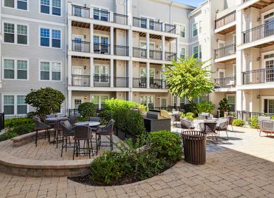 Spacious Patio With Sitting Arrangements at Metro 303, Hempstead