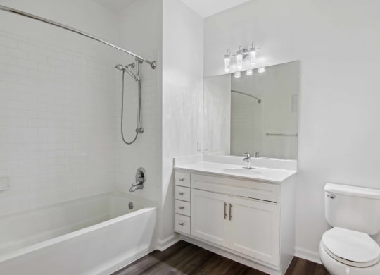 Large Soaking Tub In Bathroom at Metro 303, New York