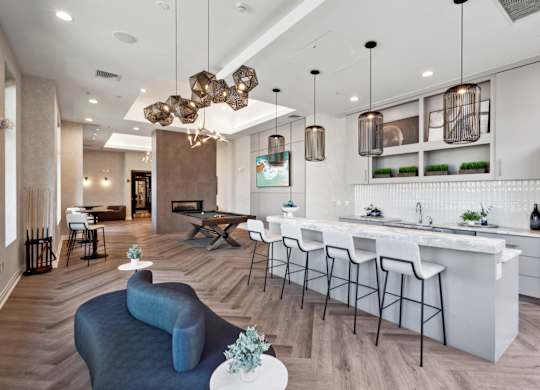 Modern Clubhouse With A Game area at West 130, West Hempstead, NY, New York , 11552