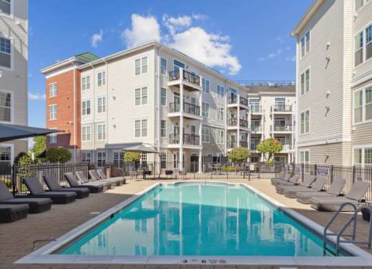 Crystal Clear Swimming Pool at West 130, West Hempstead