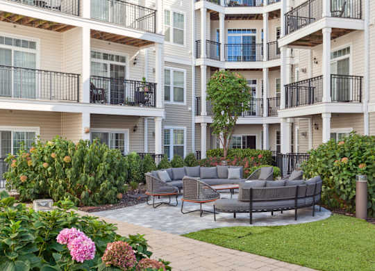 Plenty of patio seating to enjoy at West 130, West Hempstead