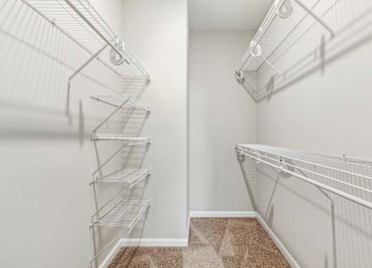Built-In Shelving In Closet at West 130, West Hempstead, NY