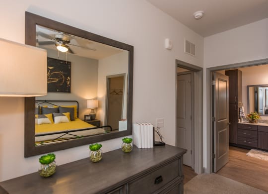 the enclave at homecoming terra vista bedroom at The Whitworth, Williamsburg, Virginia