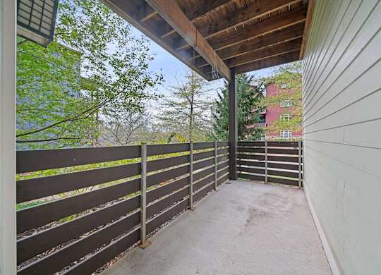 Spacious Balcony at Skyloft in Asheville, NC 28803