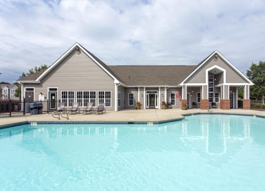 the swimming pool at the falls at Abbington Place Apartments, Greensboro , North Carolina
