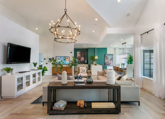 a living room with a couch and a table at The Villas at Ibis Landing, Florida, 33067